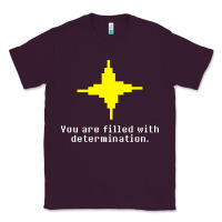 Plum undertale   determination point Classic Tee - linhVisuals