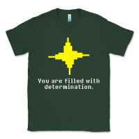 Sports Green undertale   determination point Classic Tee - linhVisuals