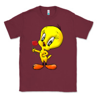 Burgundy tweety Classic Tee - linhVisuals