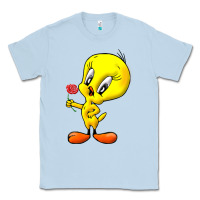 Dusty Blue tweety Classic Tee - linhVisuals