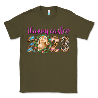 Army Green Happy Easter 2023 Classic Tee - BundleAndBundleShop