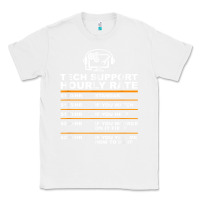 White tech support hourly rate t shirt Classic Tee - linhVisuals