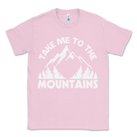 Bubblegum Pink take me to the mountains nature lover Classic Tee - linhVisuals