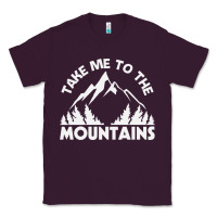 Plum take me to the mountains nature lover Classic Tee - linhVisuals