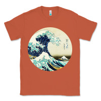 Copper great wave Classic Tee - linhVisuals