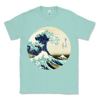 Seafoam great wave Classic Tee - linhVisuals