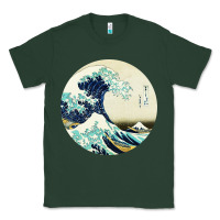 Sports Green great wave Classic Tee - linhVisuals