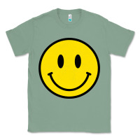 Sage vintage retro happy smiley face 80's 90's aesthetic sweatshirt Classic Tee - linhVisuals