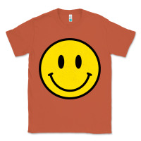 Copper vintage retro happy smiley face 80's 90's aesthetic sweatshirt Classic Tee - linhVisuals
