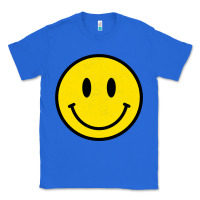 True Royal vintage retro happy smiley face 80's 90's aesthetic sweatshirt Classic Tee - linhVisuals