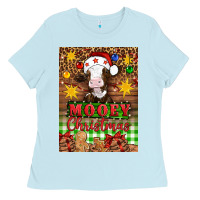 Baby Blue Mooey christmas air freshener Ladies Tee - Artiststas
