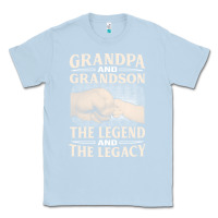 Dusty Blue grandpa and grandson the legend t  shirtgrandpa and grandson the legen Classic Tee - linhVisuals
