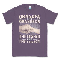 Lavender grandpa and grandson the legend t  shirtgrandpa and grandson the legen Classic Tee - linhVisuals