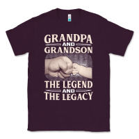 Plum grandpa and grandson the legend t  shirtgrandpa and grandson the legen Classic Tee - linhVisuals