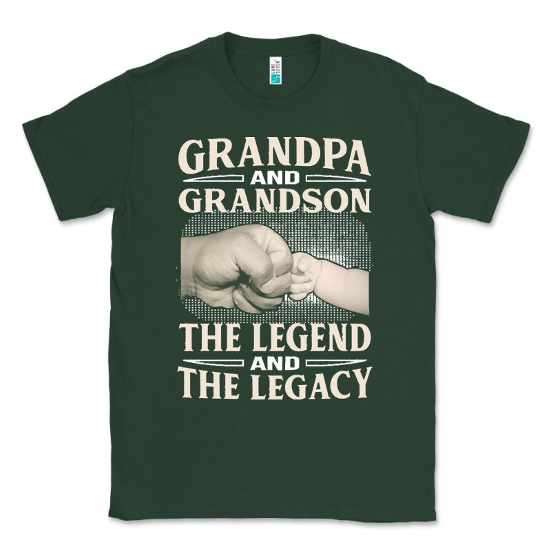 Grandpa And Grandson The Legend T  Shirtgrandpa And Grandson The Legen Classic Tee by linhVisuals | Teevron