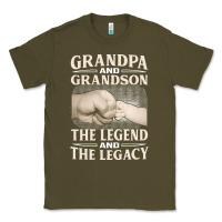 Army Green grandpa and grandson the legend t  shirtgrandpa and grandson the legen Classic Tee - linhVisuals