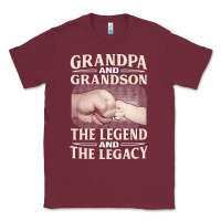 Burgundy grandpa and grandson the legend t  shirtgrandpa and grandson the legen Classic Tee - linhVisuals