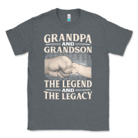 Charcoal Heather grandpa and grandson the legend t  shirtgrandpa and grandson the legen Classic Tee - linhVisuals