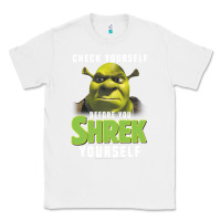 White sh.rek check yourself before you sh.rek yourself t shirt Classic Tee - linhVisuals