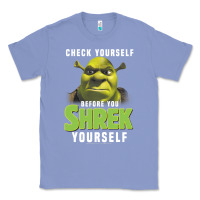 Colony Blue sh.rek check yourself before you sh.rek yourself t shirt Classic Tee - linhVisuals