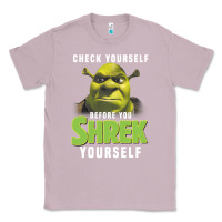 Lilac sh.rek check yourself before you sh.rek yourself t shirt Classic Tee - linhVisuals