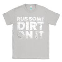 Moon Dust vintage funny shirts for men, rub some dirt on it long sleeve t shirt Classic Tee - linhVisuals