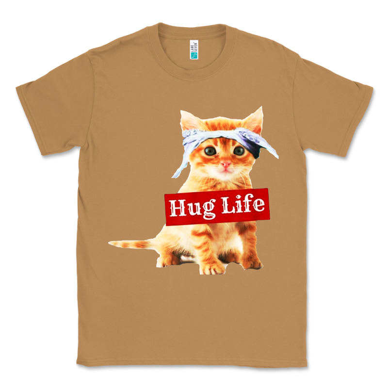 Hug Life Kitty Cat Classic Tee by linhVisuals | Teevron