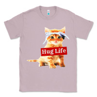 Lilac hug life kitty cat Classic Tee - linhVisuals