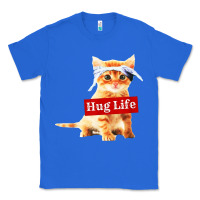 True Royal hug life kitty cat Classic Tee - linhVisuals