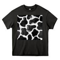 Asphalt cow seamless pattern Heavy Core Tee - BundleAndBundleShop