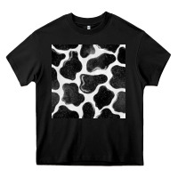 Black cow seamless pattern Heavy Core Tee - BundleAndBundleShop