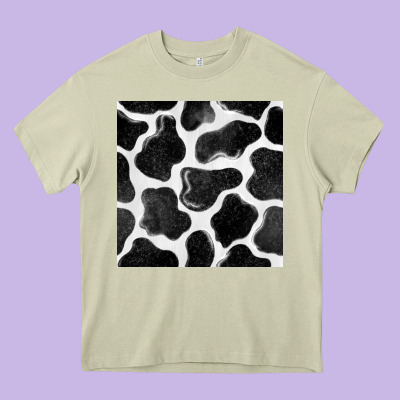 Cow Seamless Pattern Heavy Core Tee Designed By Bundleandbundleshop