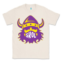 Natural skol nordic viking helmet shirt Classic Tee - linhVisuals
