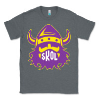 Charcoal Heather skol nordic viking helmet shirt Classic Tee - linhVisuals