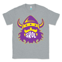 Heather Grey skol nordic viking helmet shirt Classic Tee - linhVisuals