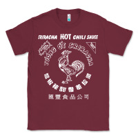 Burgundy sriracha official hot chili sauce men's graphic Classic Tee - linhVisuals