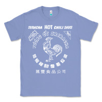 Colony Blue sriracha official hot chili sauce men's graphic Classic Tee - linhVisuals