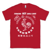 Red sriracha official hot chili sauce men's graphic Classic Tee - linhVisuals