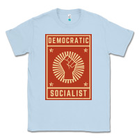 Dusty Blue democratic socialist Classic Tee - linhVisuals