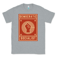 Heather Grey democratic socialist Classic Tee - linhVisuals