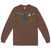 Chestnut texas girl serape turquoise leopard cowhide arrow Long Sleeve Tee - Artiststas