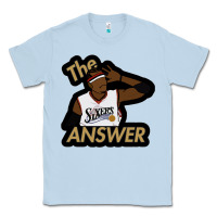 Dusty Blue sixers the answer Classic Tee - linhVisuals