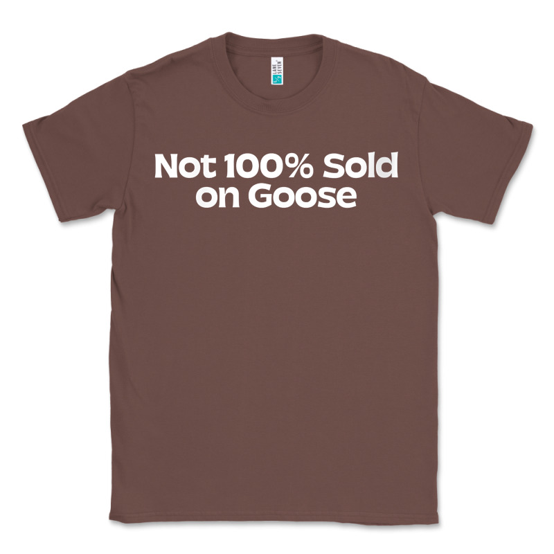Womens Not 100 Sold On Goose V Neck T Shirt Classic Tee by linhVisuals | Teevron