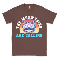 Chestnut skiing t  shirt ski goggles cat the meowtains are calling skier winter Classic Tee - linhVisuals