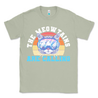 Matcha skiing t  shirt ski goggles cat the meowtains are calling skier winter Classic Tee - linhVisuals