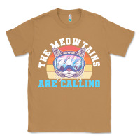Toasted Coconut skiing t  shirt ski goggles cat the meowtains are calling skier winter Classic Tee - linhVisuals
