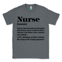 Charcoal Heather nurse Classic Tee - linhVisuals