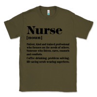Army Green nurse Classic Tee - linhVisuals
