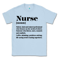 Dusty Blue nurse Classic Tee - linhVisuals