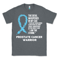 Charcoal Heather prostate cancer t  shirt the devil  prostate cancer awareness support Classic Tee - linhVisuals